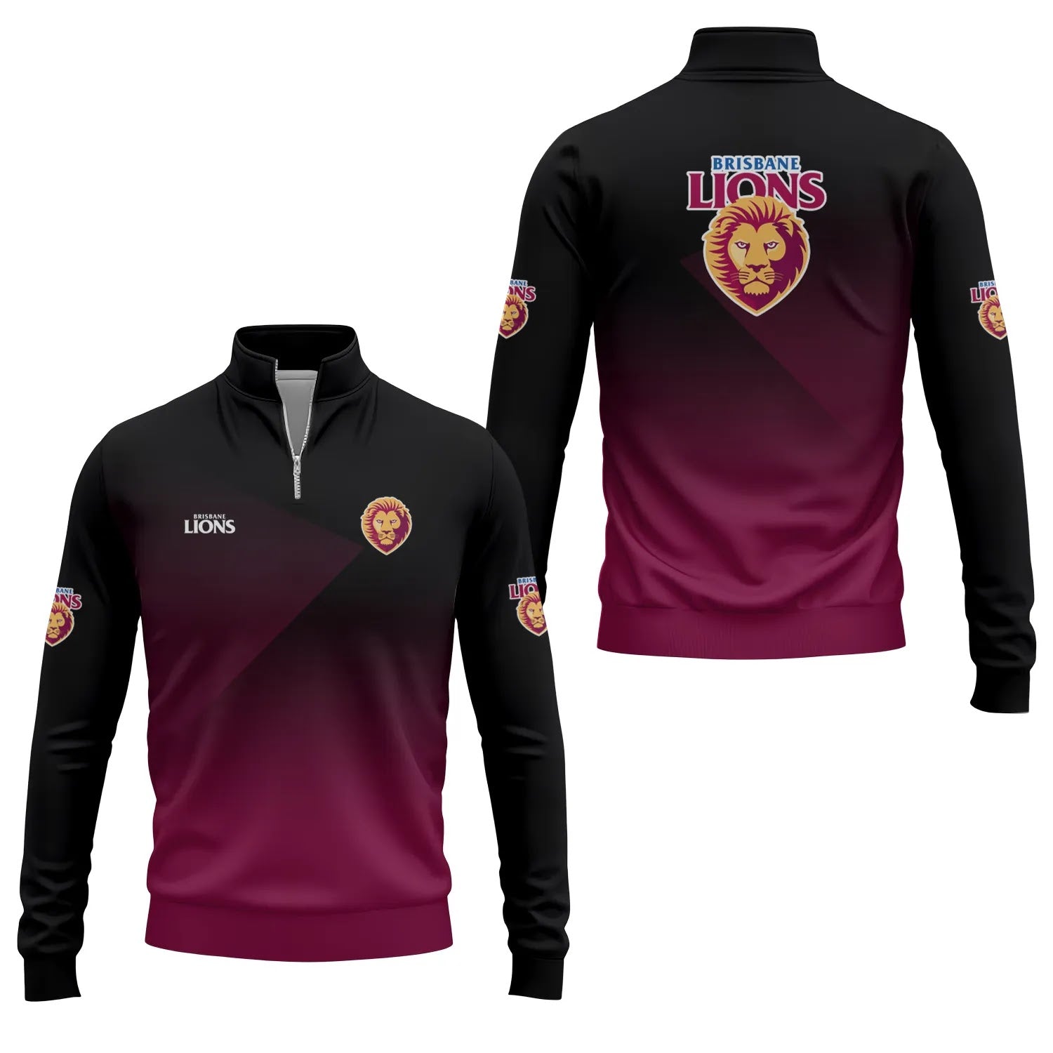 Brisbane Lions Quarter-zip Pullover SC012