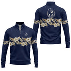 Collingwood Magpies Quarter-zip Pullover SHW047