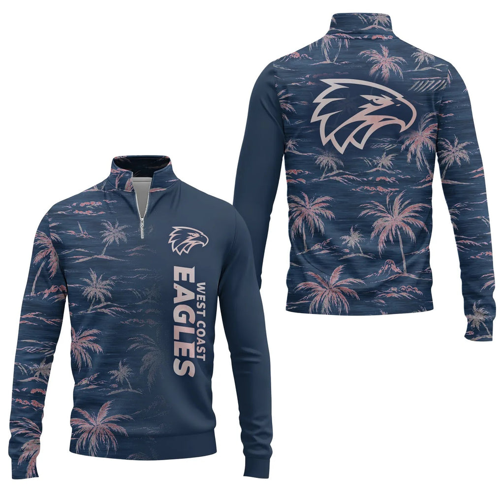 West Coast Eagles Quarter-zip Pullover SHW013