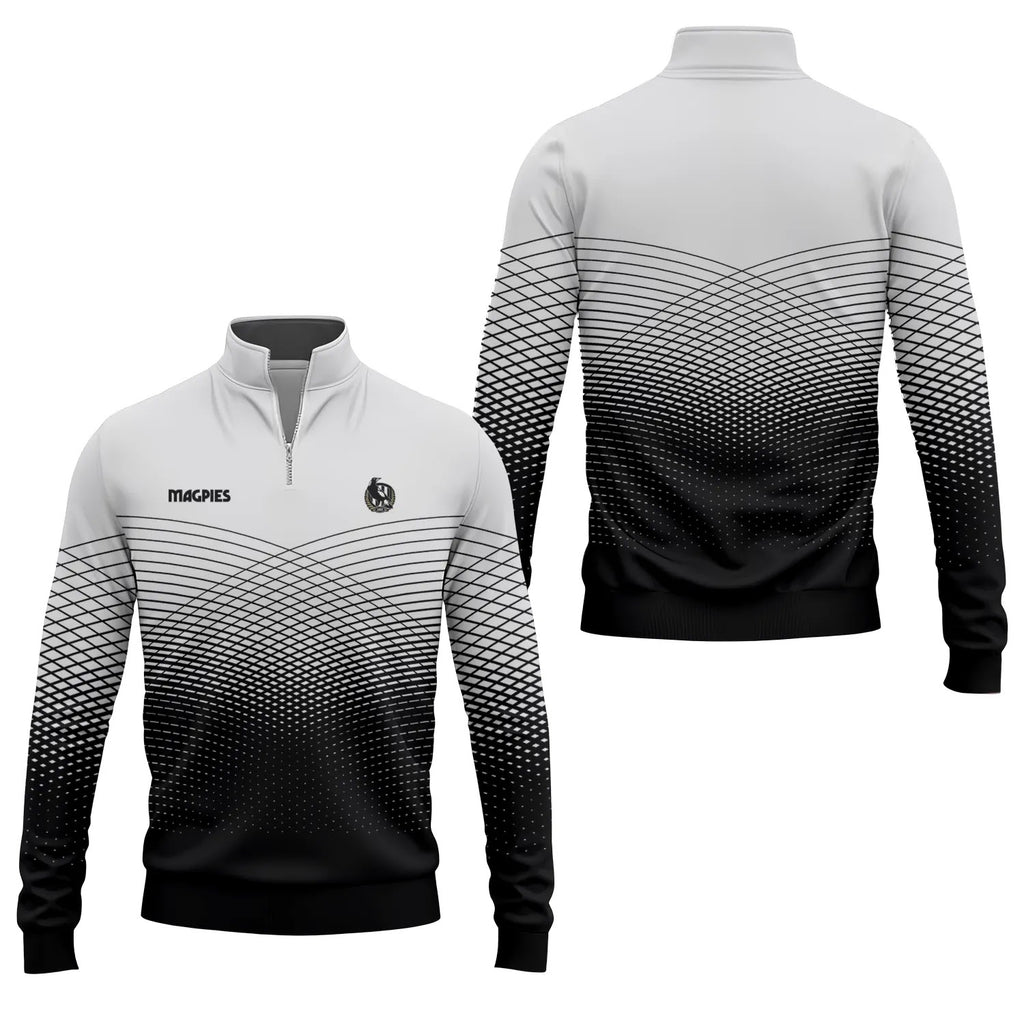 Collingwood Magpies Quarter-zip Pullover SC109