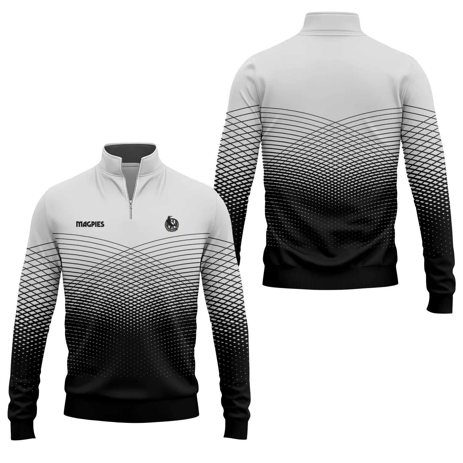 Collingwood Magpies Quarter-zip Pullover SC109