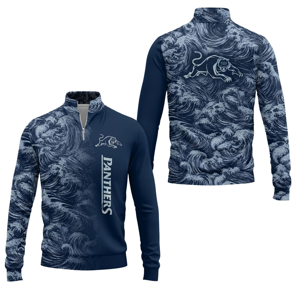 Penrith Panthers Quarter-zip Pullover SHW010