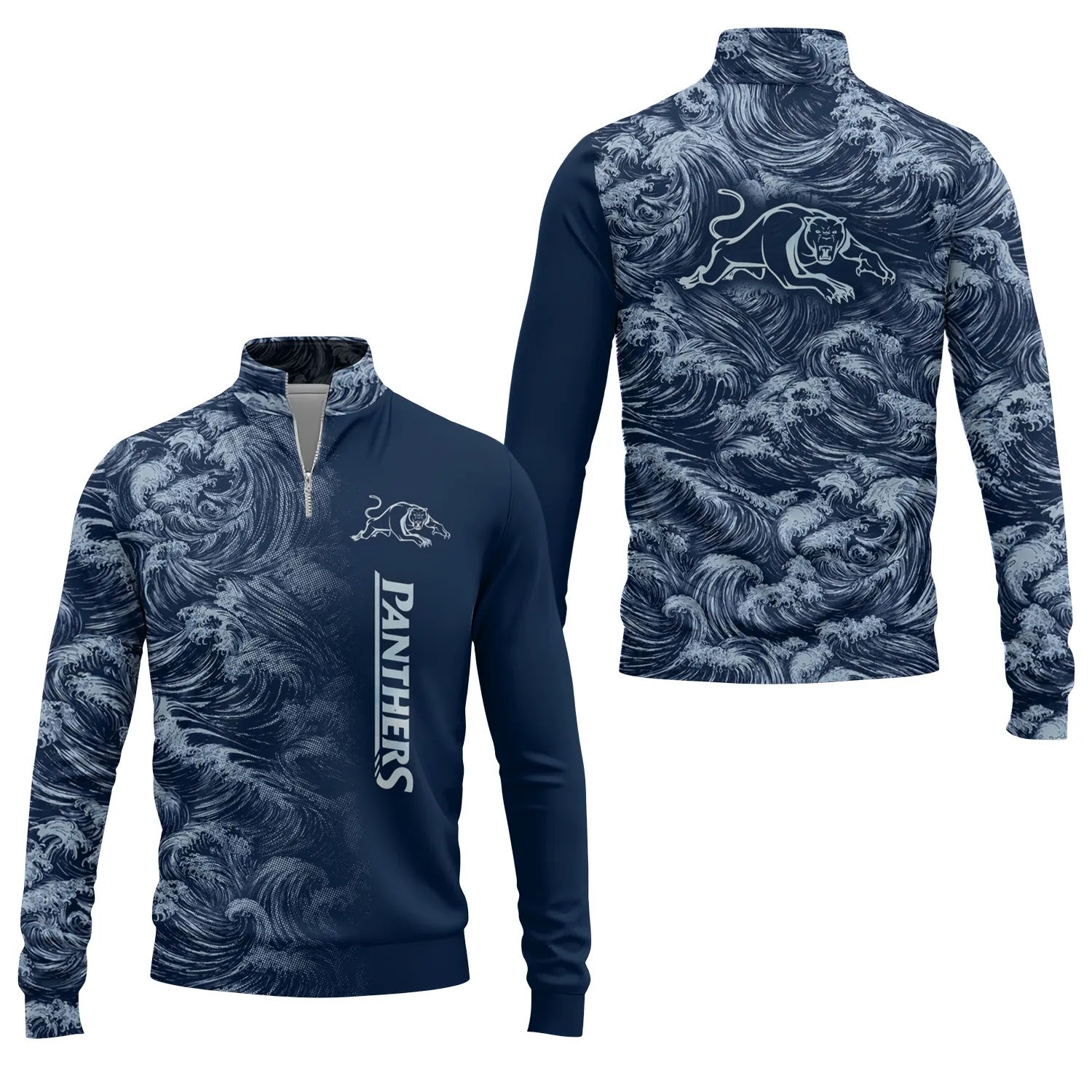 Penrith Panthers Quarter-zip Pullover SHW010