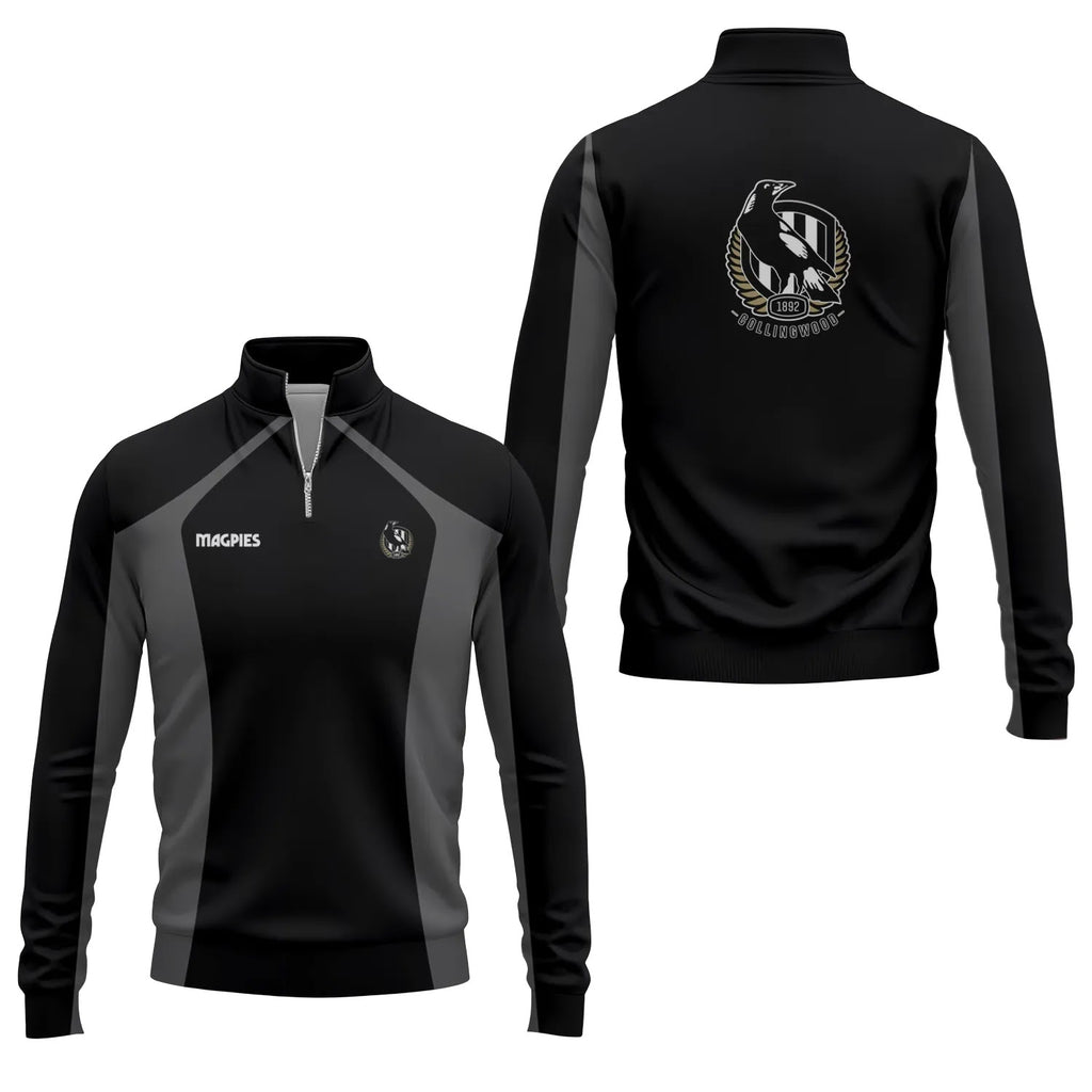 Collingwood Magpies Quarter-zip Pullover SC048