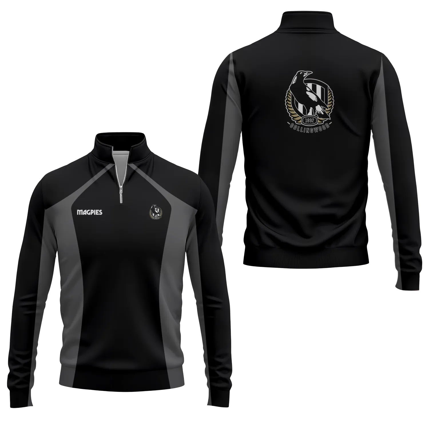 Collingwood Magpies Quarter-zip Pullover SC048