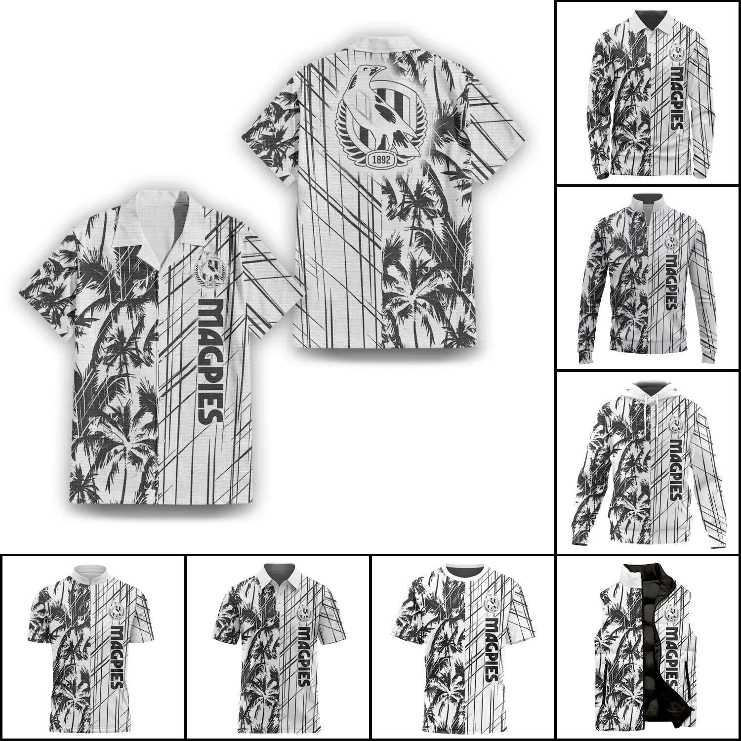Collingwood Magpies Apparels SHW041