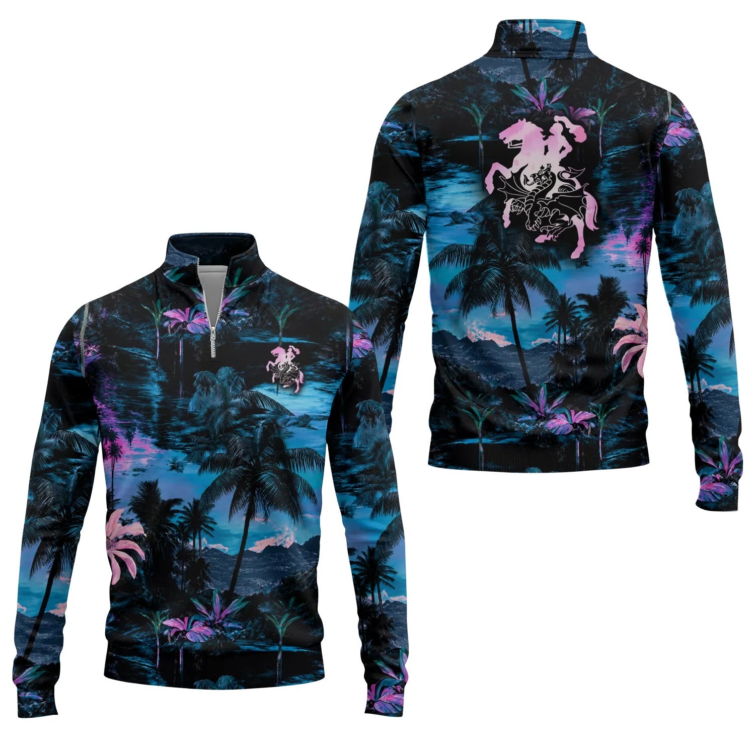 St George Illawarra Dragons Quarter-zip Pullover SHW002