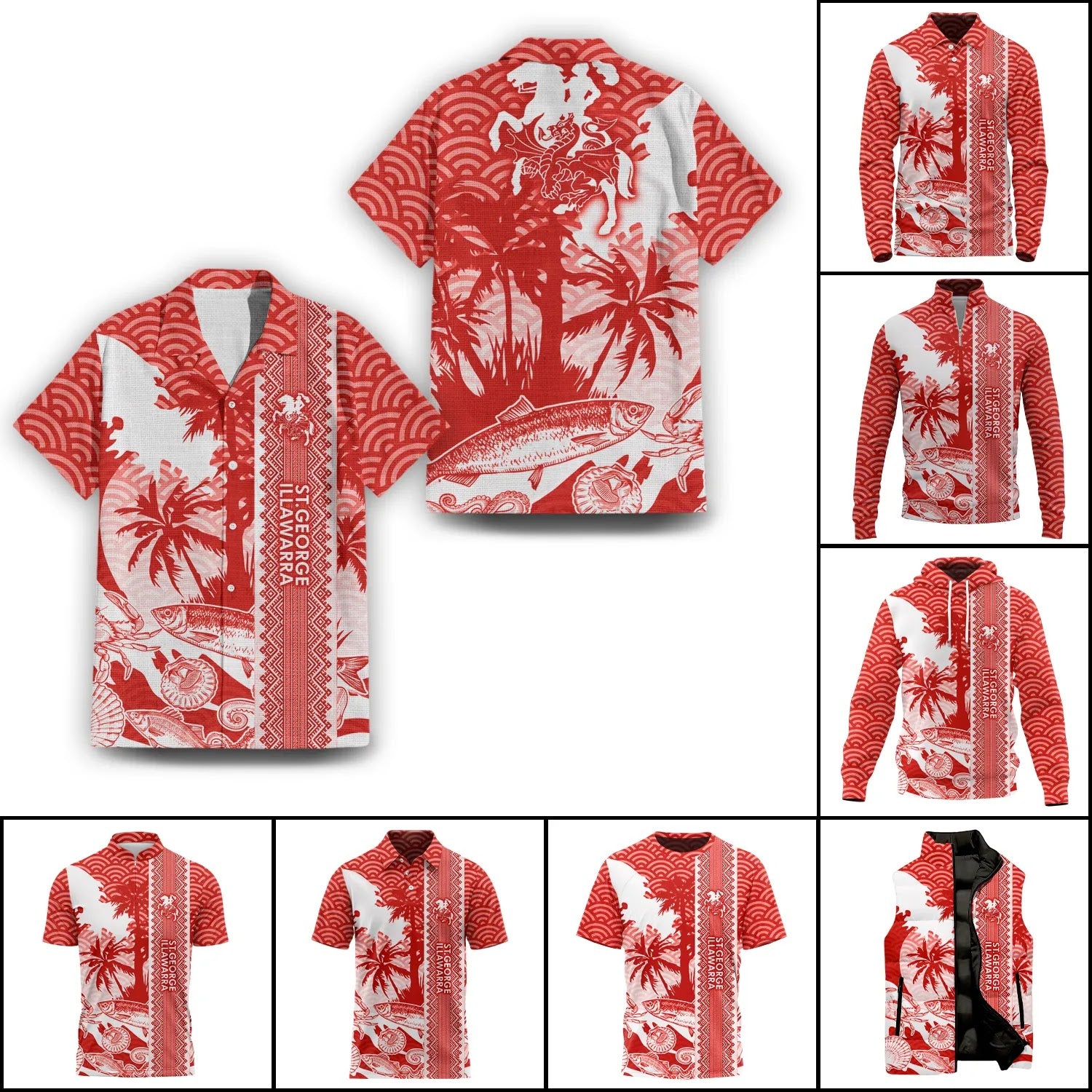 St George Illawarra Dragons Apparels SHW038
