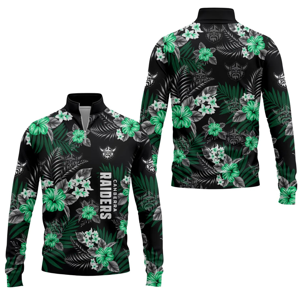 Canberra Raiders Quarter-zip Pullover SC054