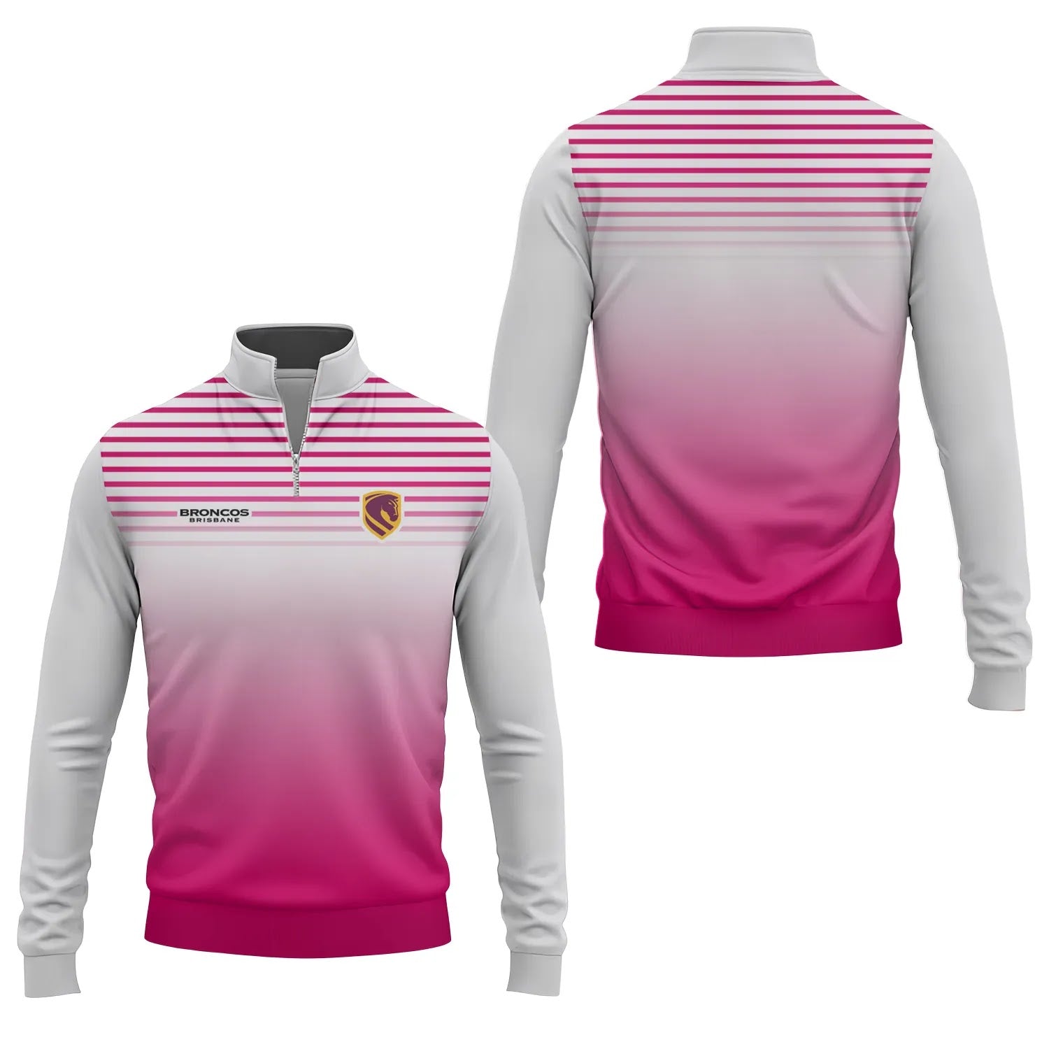 Brisbane Broncos Quarter-zip Pullover SC107