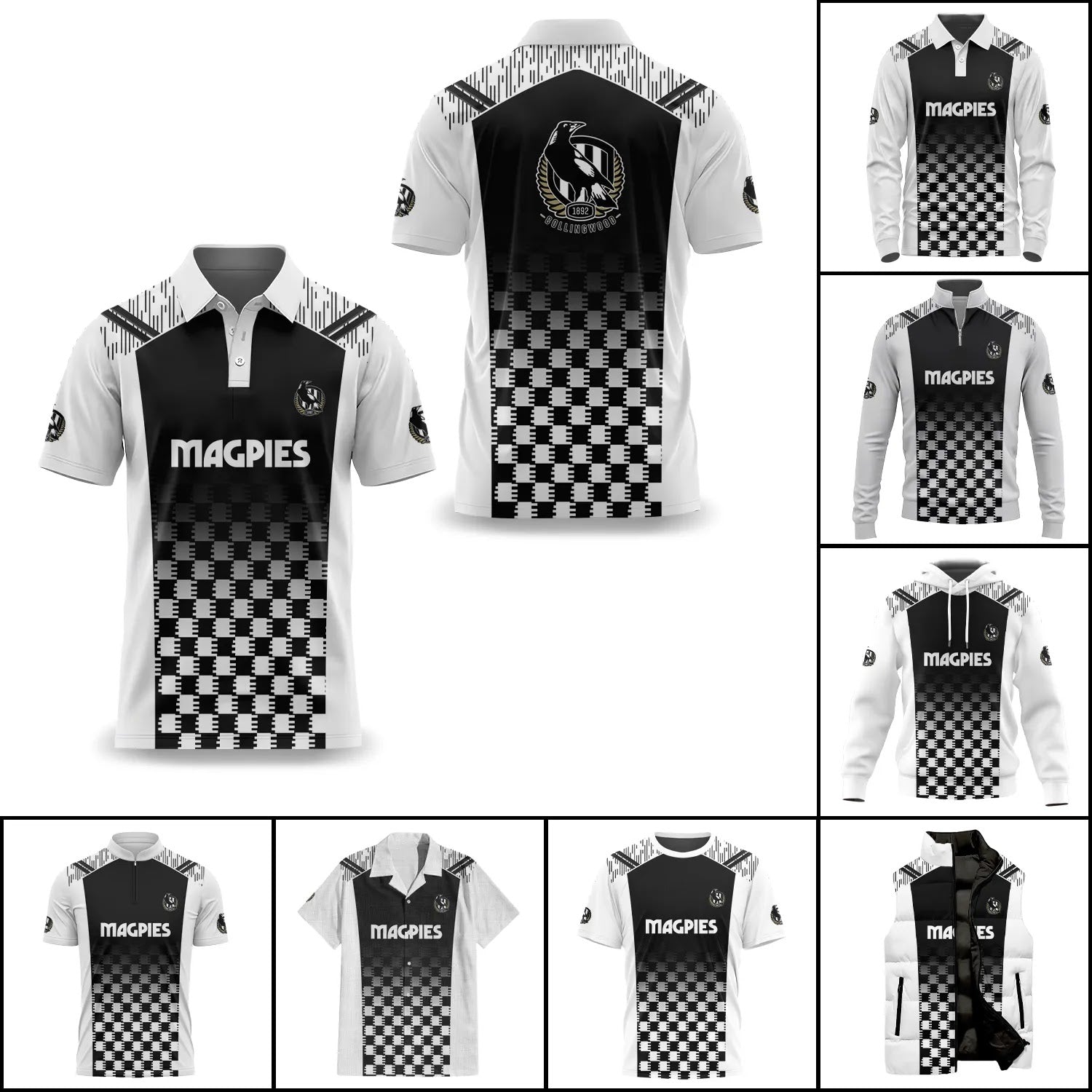Collingwood Magpies Apparels SC063
