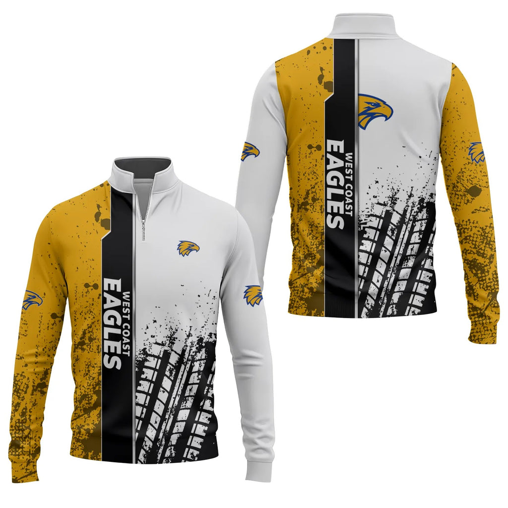 West Coast Eagles Quarter-zip Pullover SC039