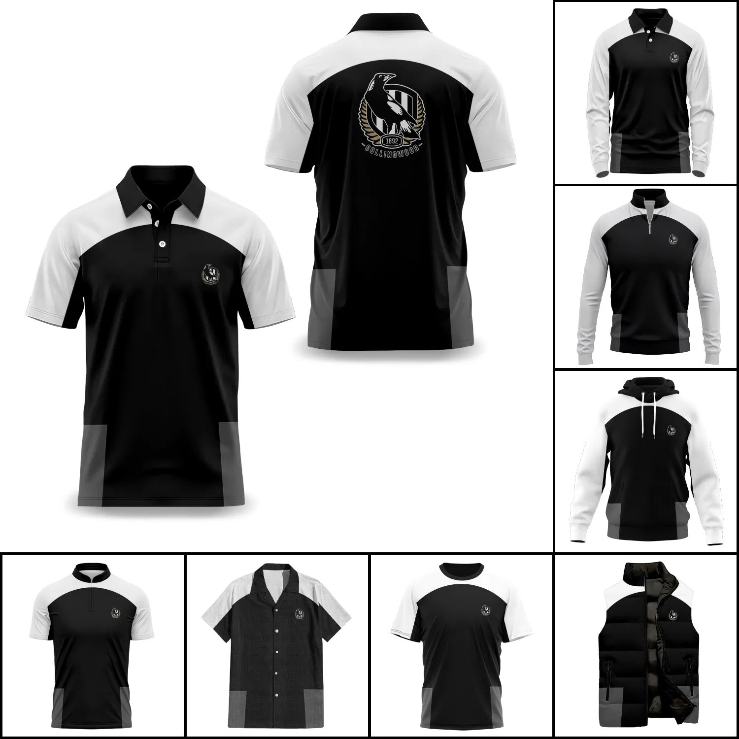 Collingwood Magpies Apparels SC016