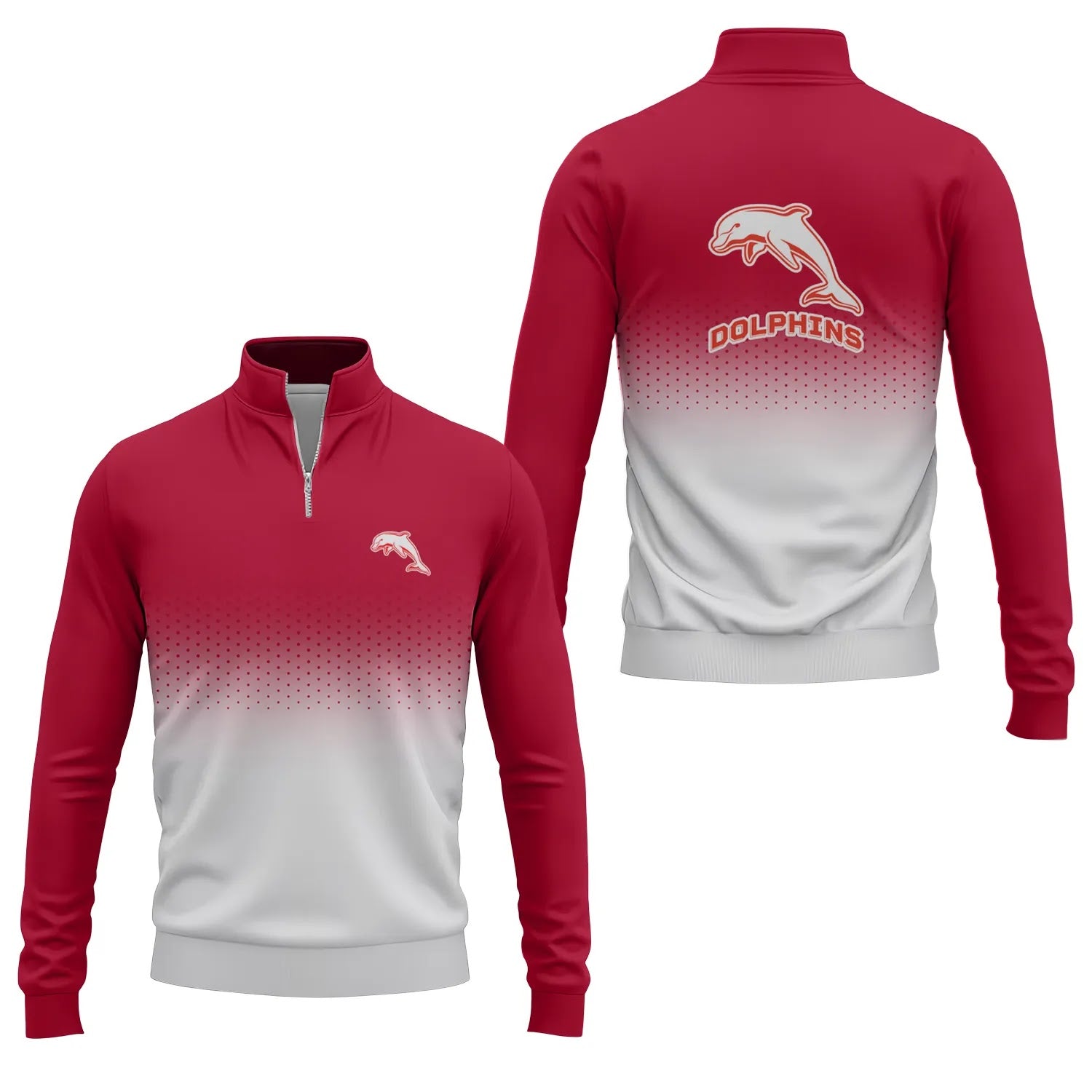 Dolphins Quarter-zip Pullover SC094