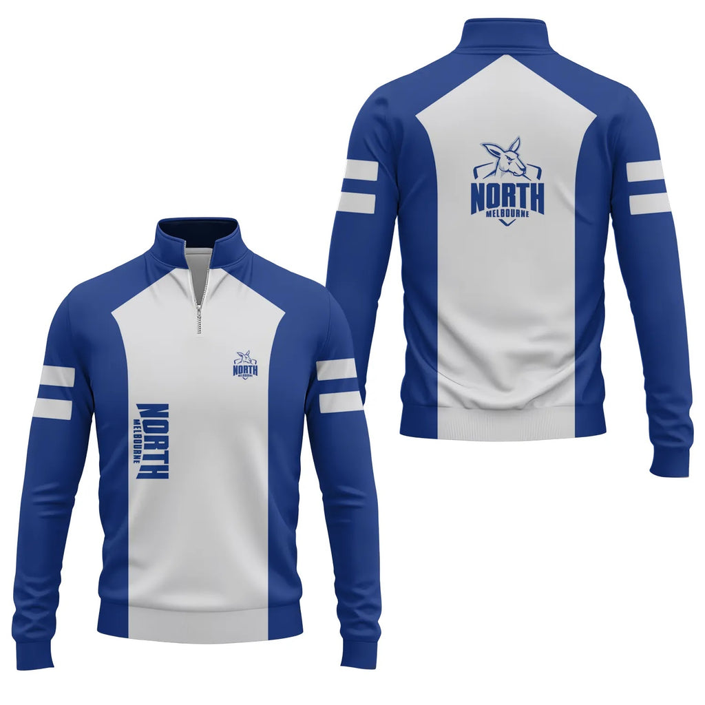 North Melbourne Kangaroos Quarter-zip Pullover SC078