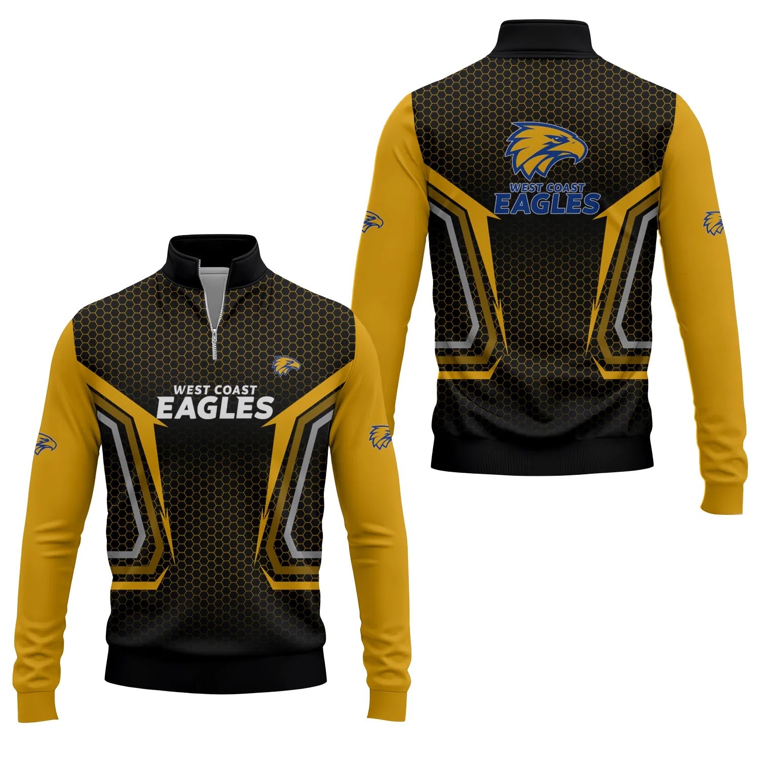 West Coast Eagles Quarter-zip Pullover SC075