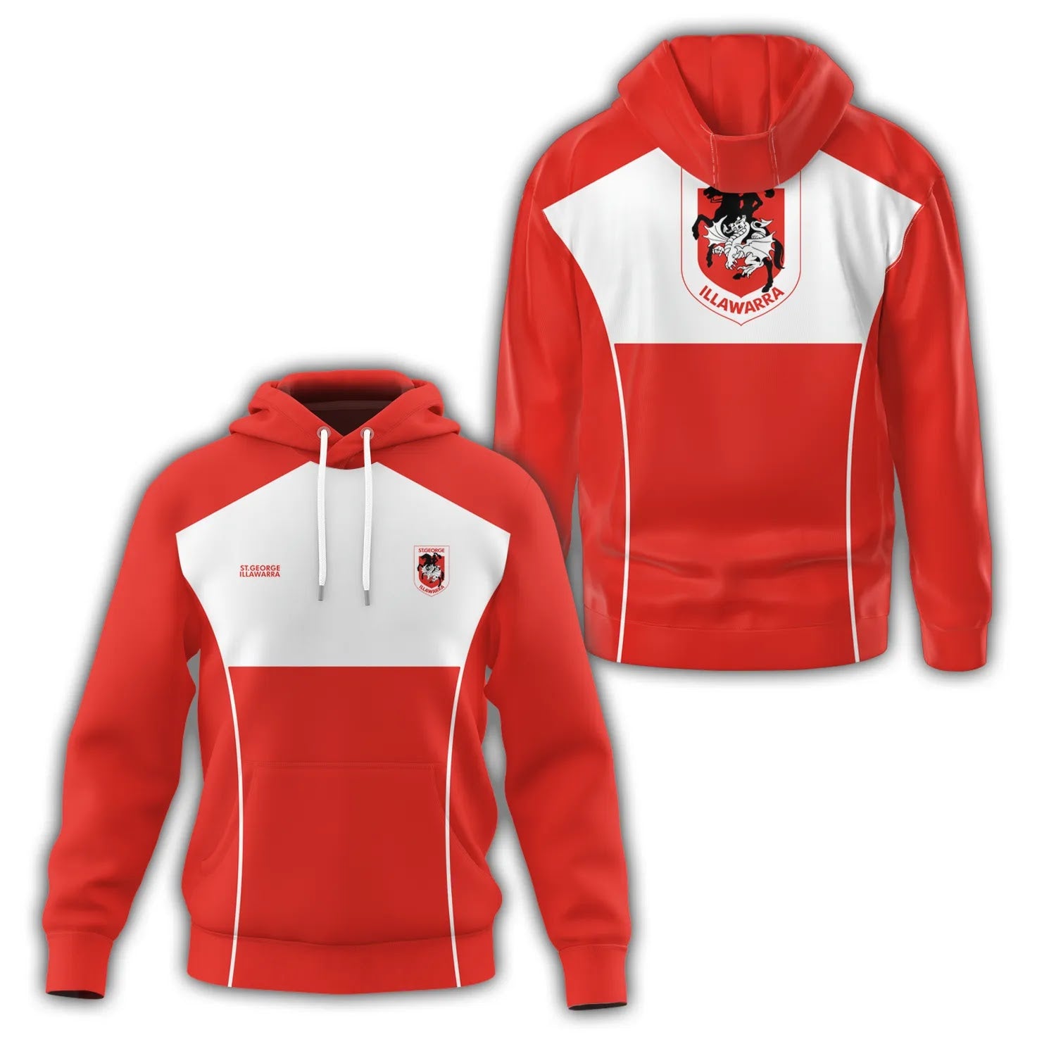 St George Illawarra Dragons Hoodie SC028