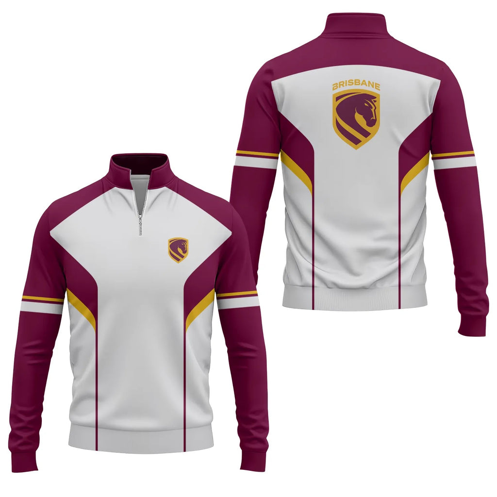Brisbane Broncos Quarter-zip Pullover SC113