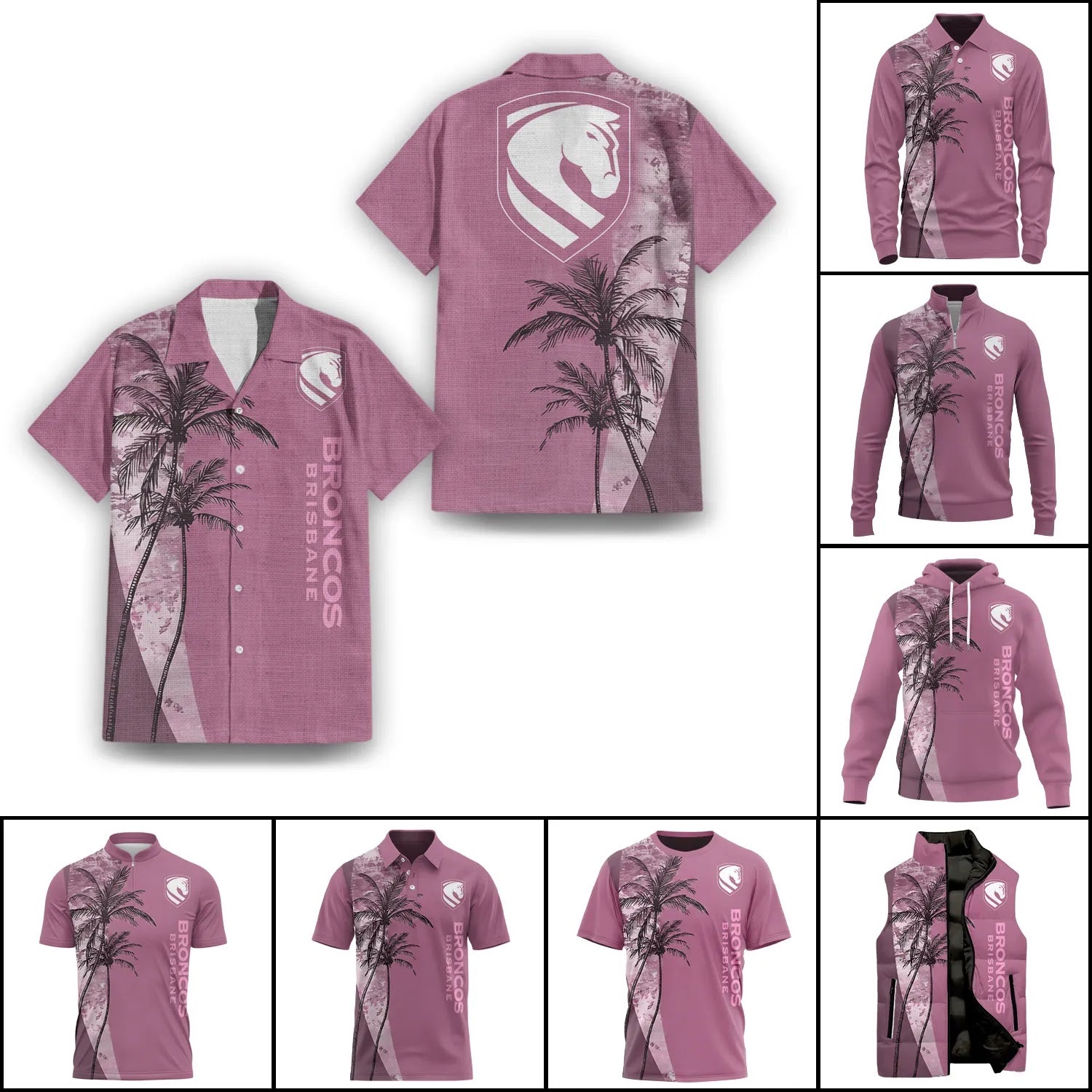 Brisbane Broncos Apparels SHW071