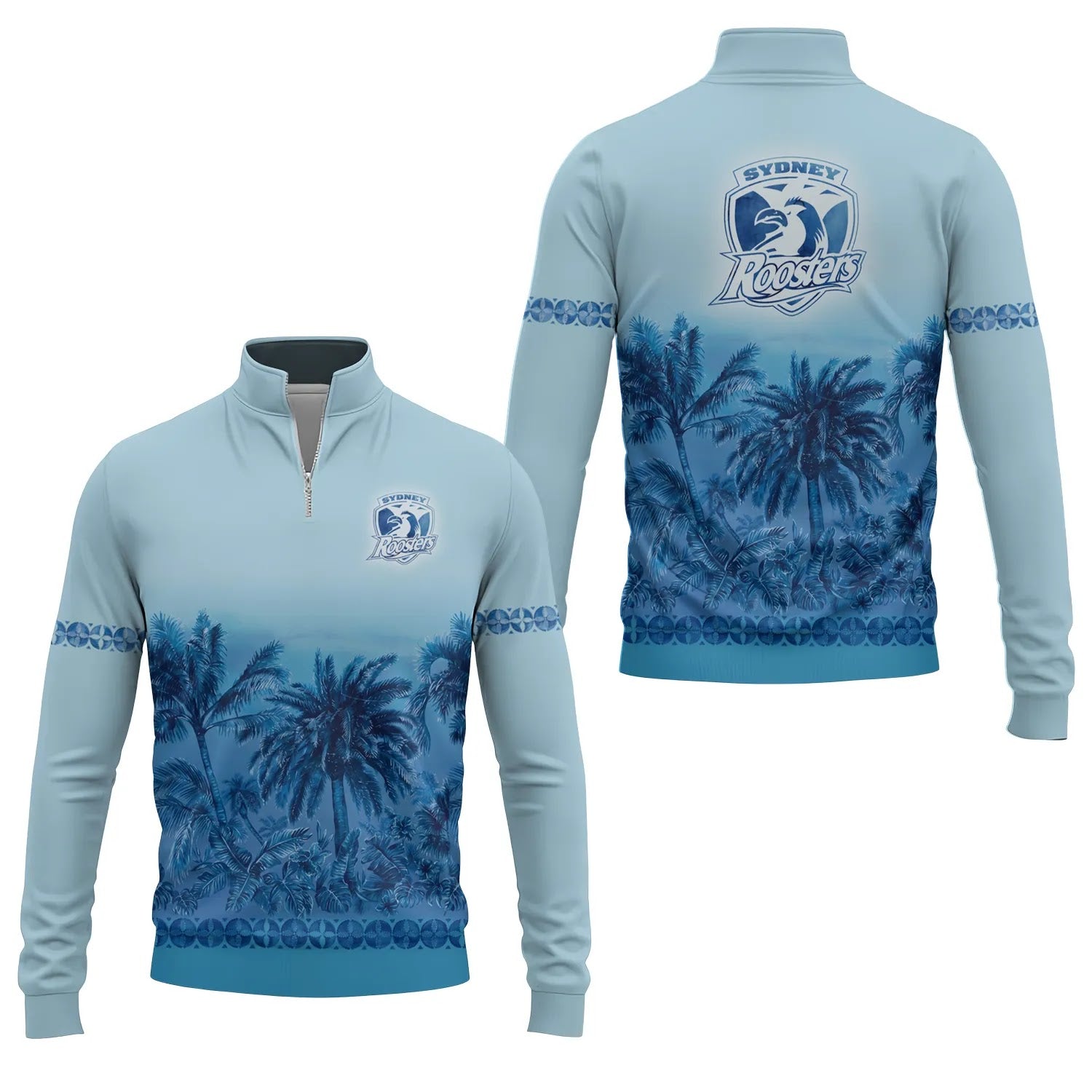 Sydney Roosters Quarter-zip Pullover SHW001