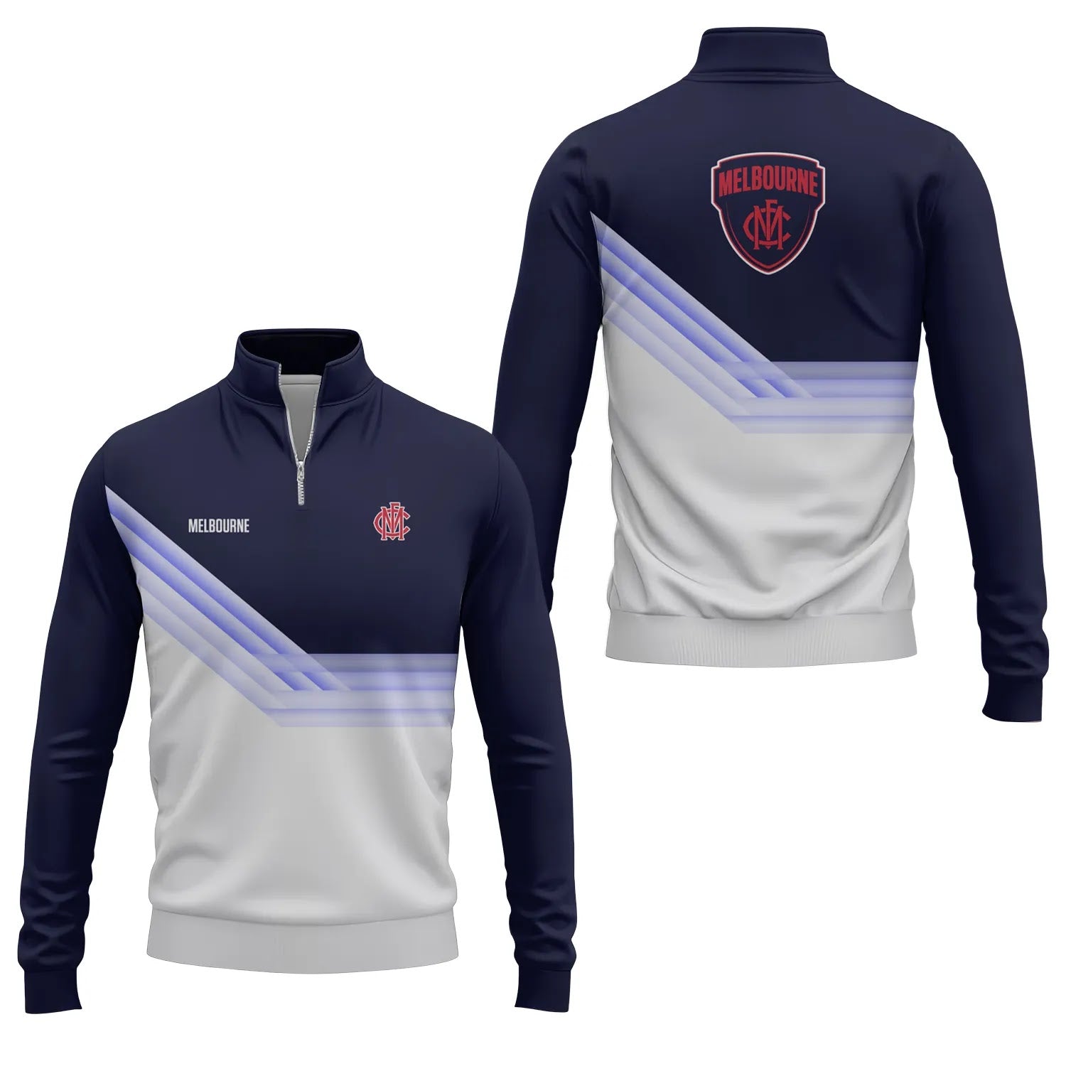 Melbourne Demons Quarter-zip Pullover SC106