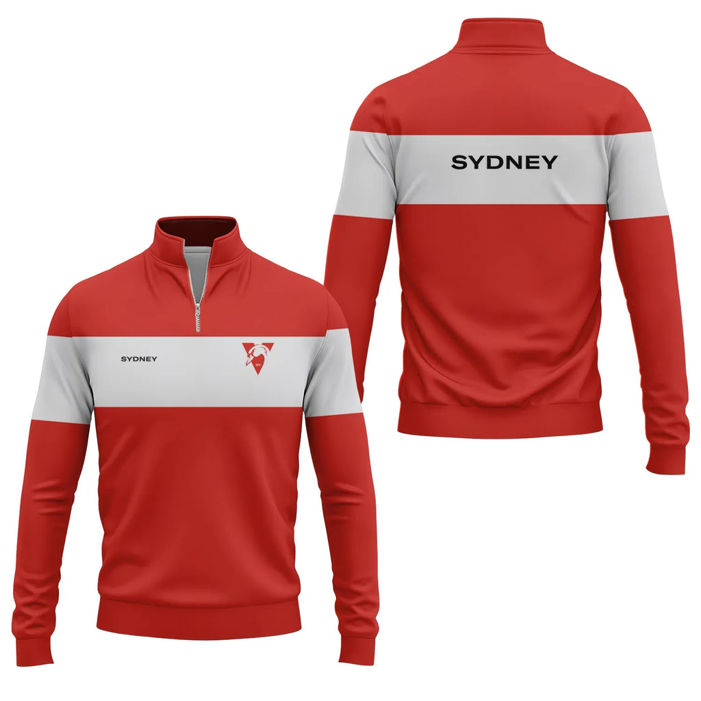 Sydney Swans Quarter-zip Pullover SC046