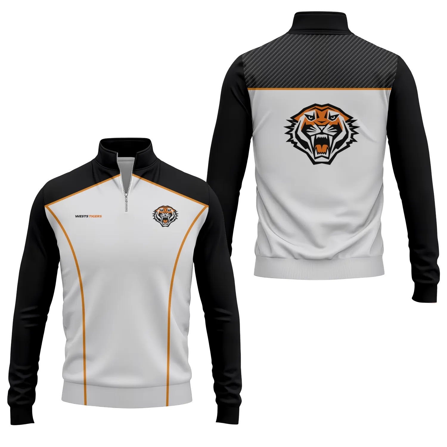 Wests Tigers Quarter-zip Pullover SC011