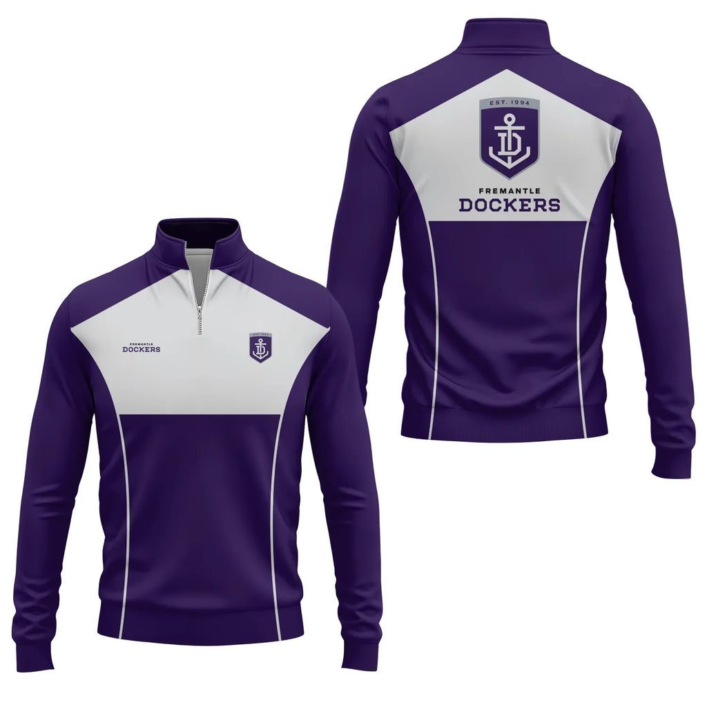 Fremantle Dockers Quarter-zip Pullover SC028