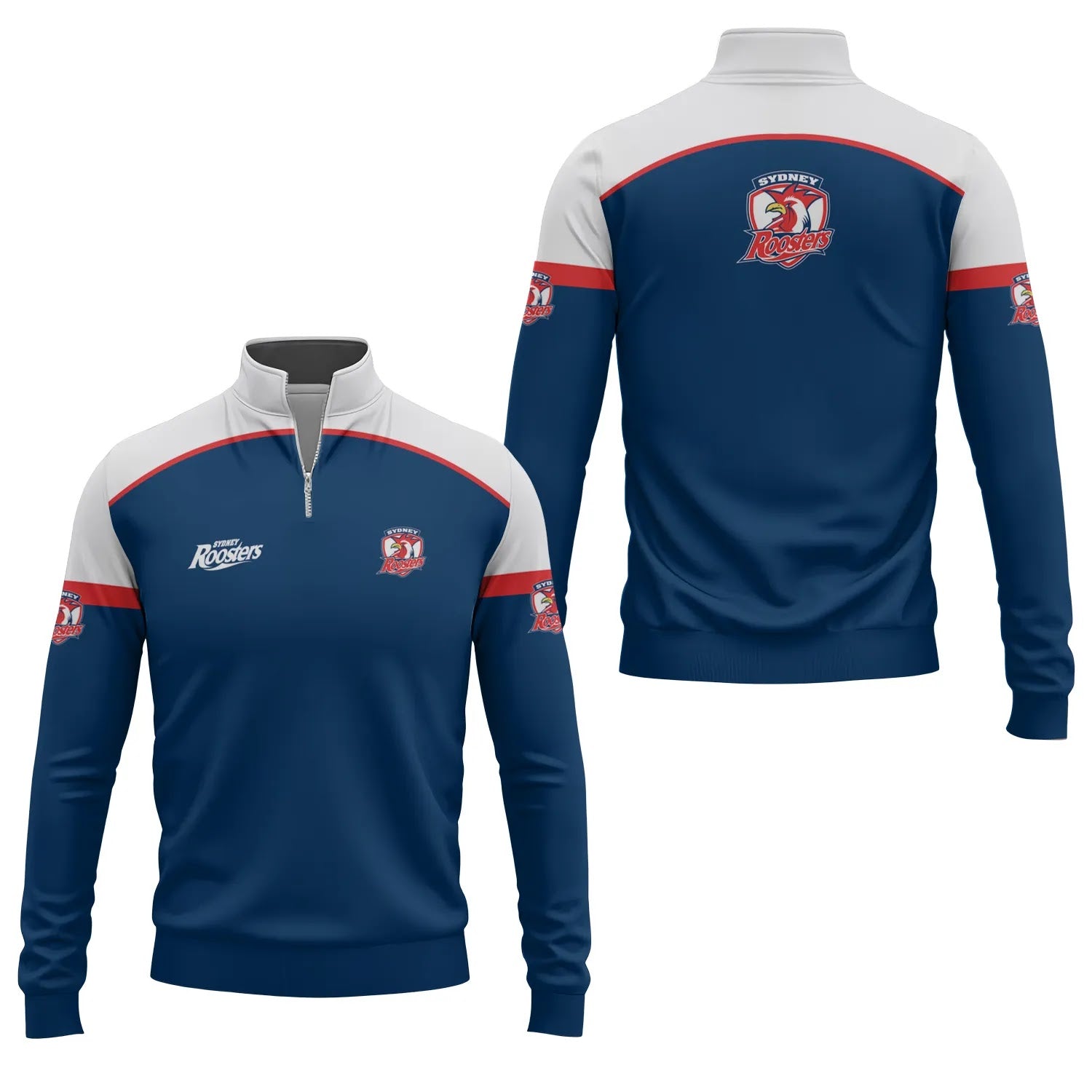 Sydney Roosters Quarter-zip Pullover SC087