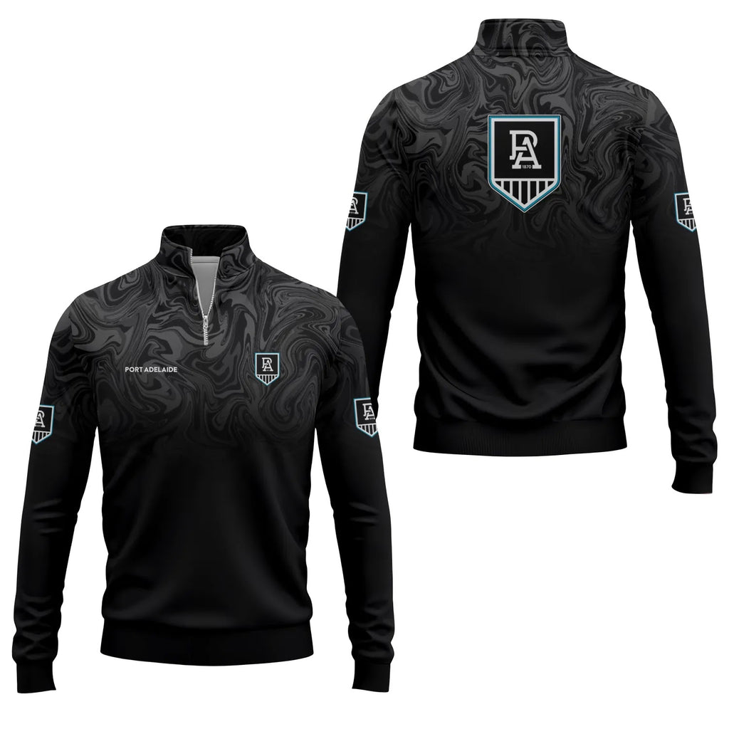 Port Adelaide Power Quarter-zip Pullover SC091