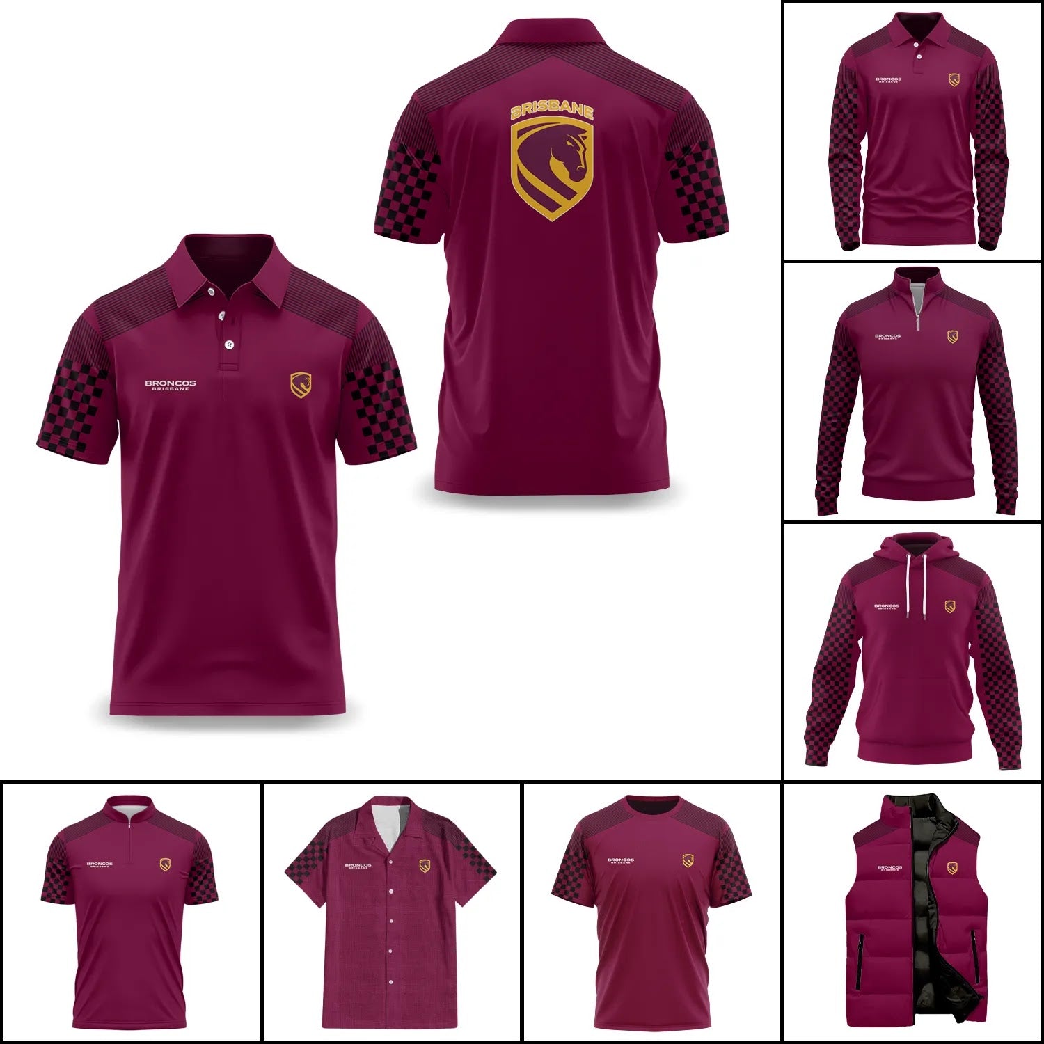 Brisbane Broncos Apparels SC057