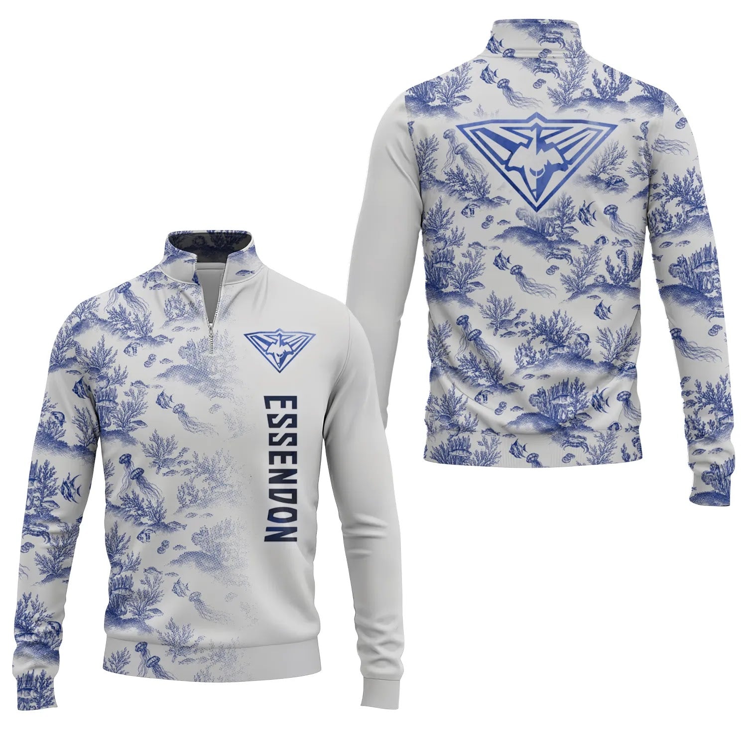 Essendon Bombers Quarter-zip Pullover SHW009