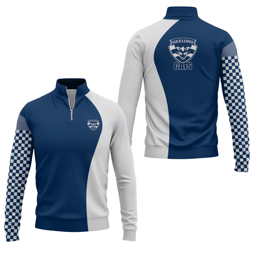 Geelong Cats Quarter-zip Pullover SC073