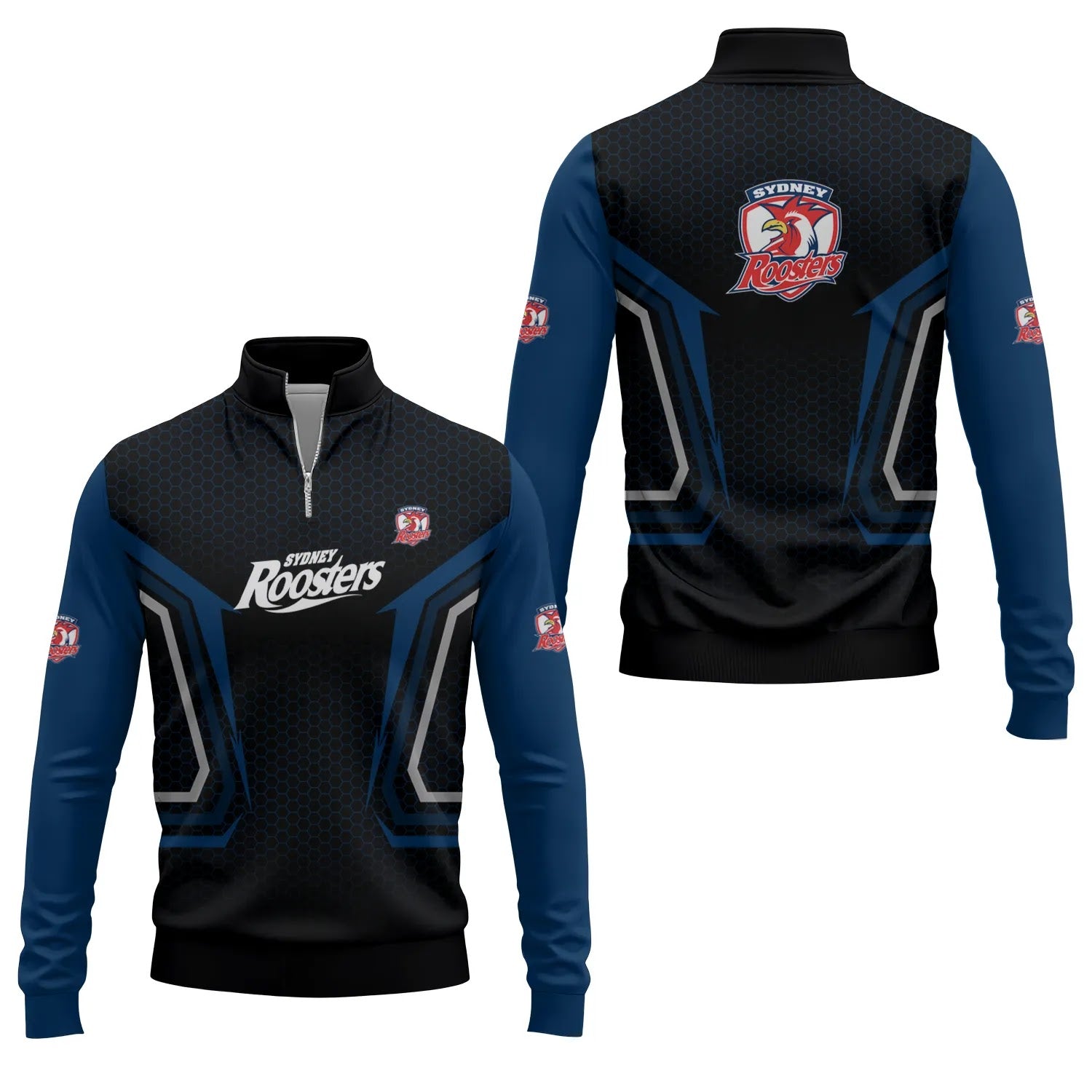 Sydney Roosters Quarter-zip Pullover SC075