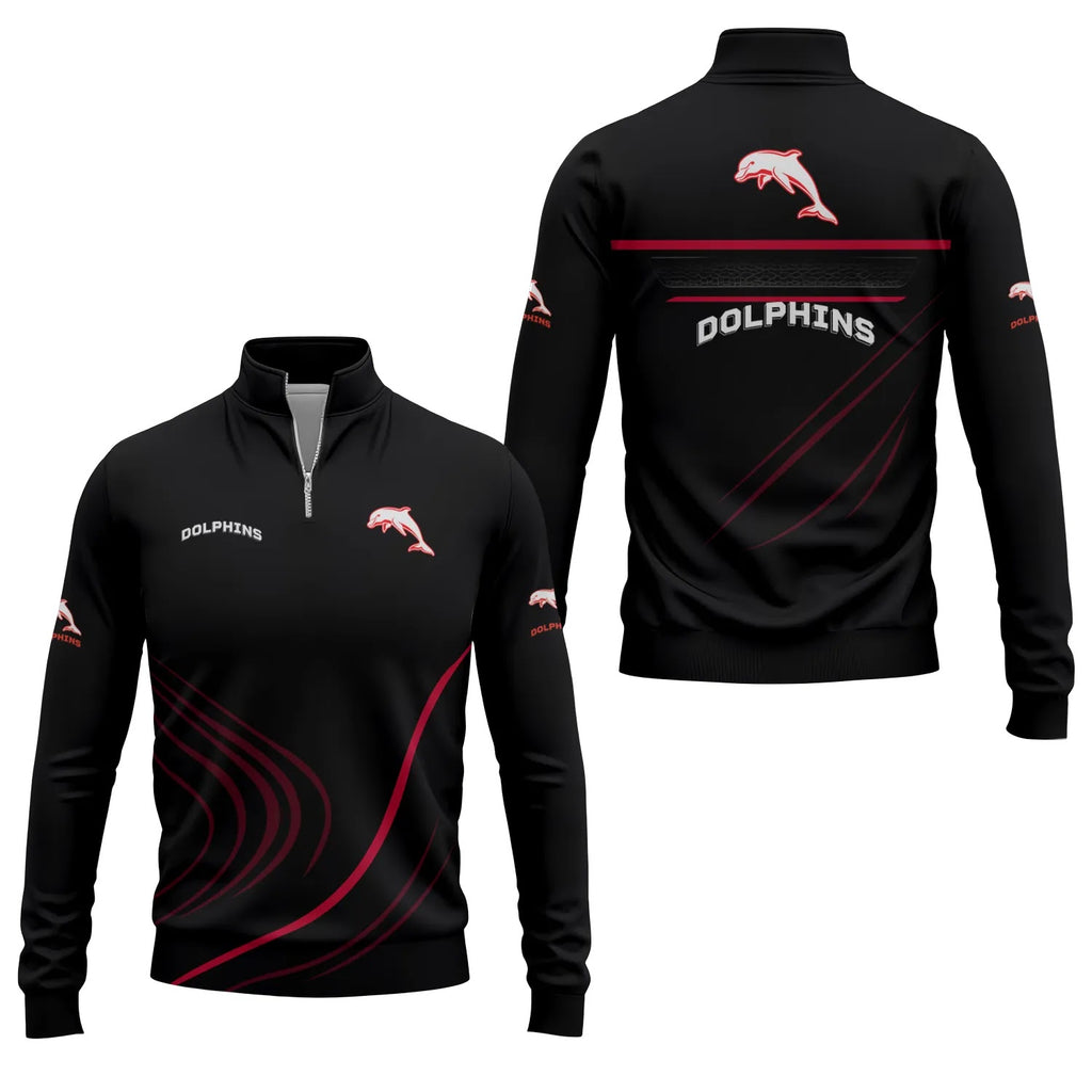 Dolphins Quarter-zip Pullover SC024