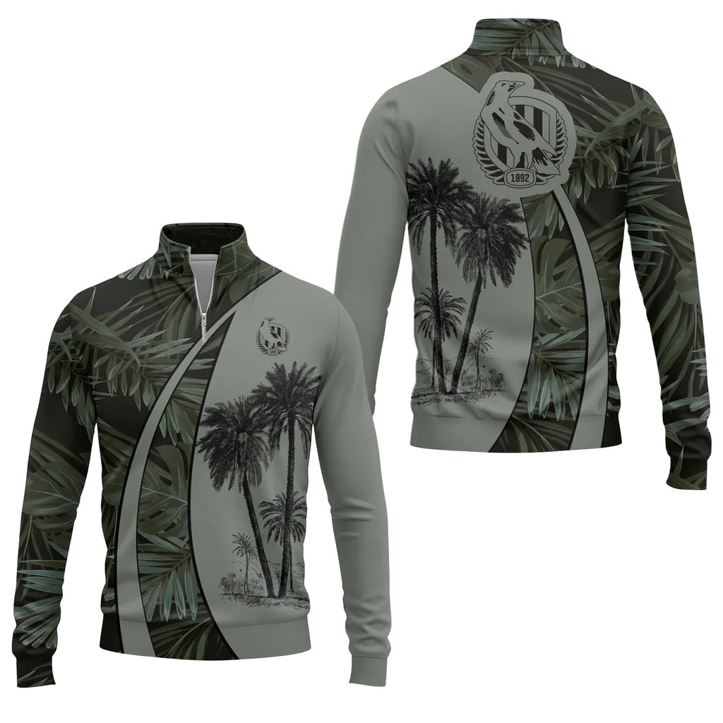 Collingwood Magpies Quarter-zip Pullover SHW063