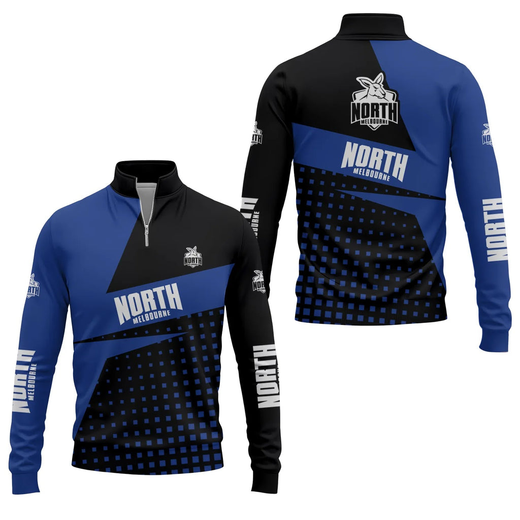 North Melbourne Kangaroos Quarter-zip Pullover SC083
