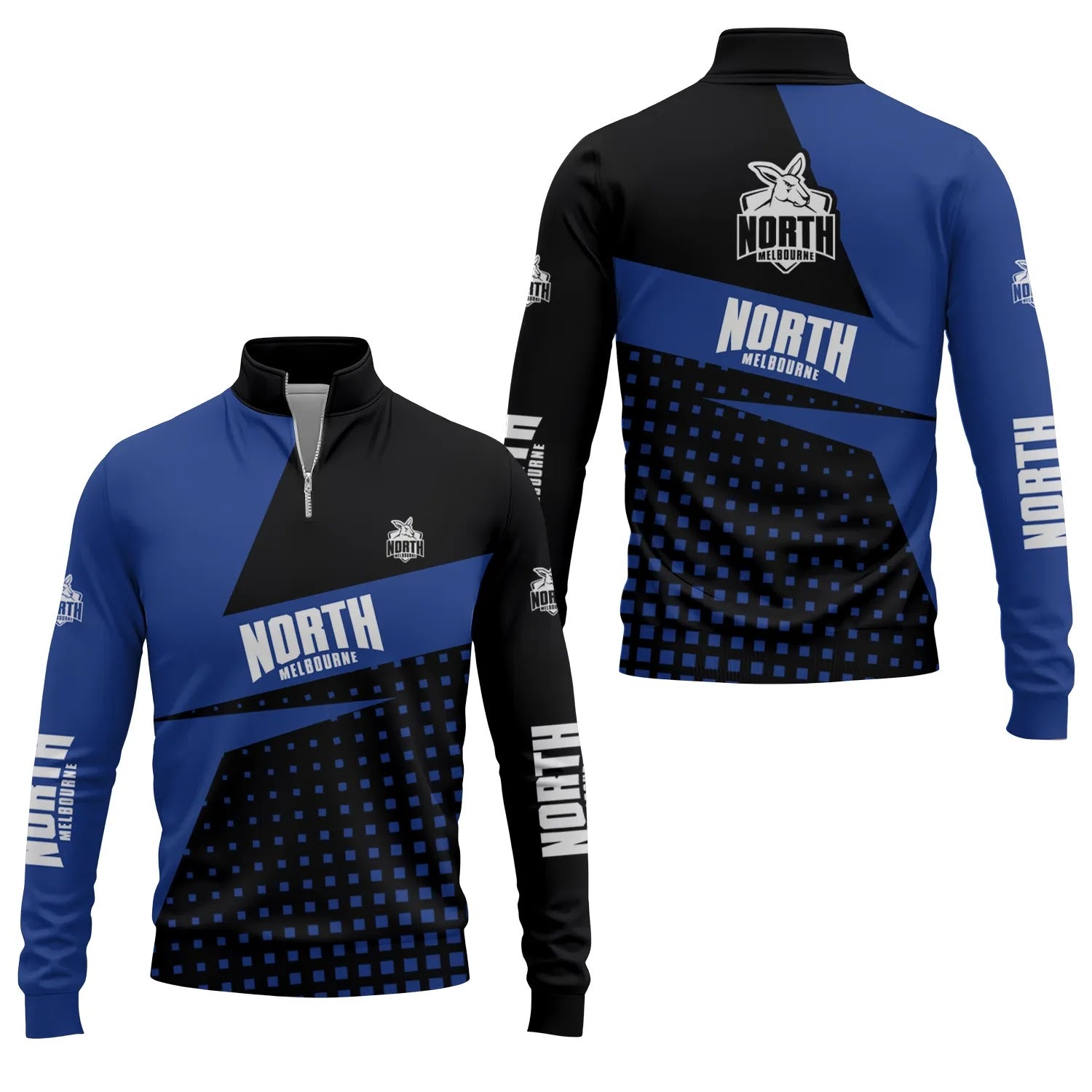 North Melbourne Kangaroos Quarter-zip Pullover SC083