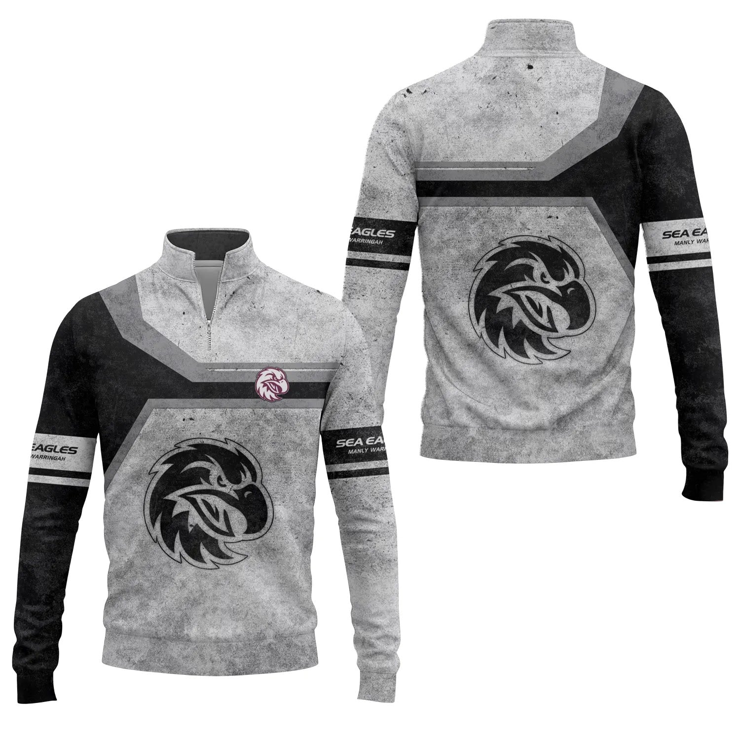 Manly Warringah Sea Eagles Quarter-zip Pullover SC086