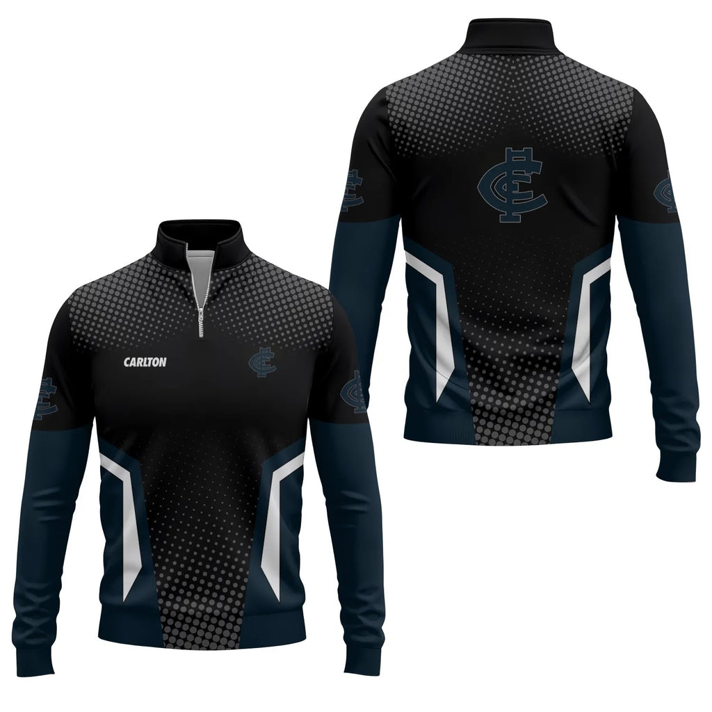 Carlton Blues Quarter-zip Pullover SC032
