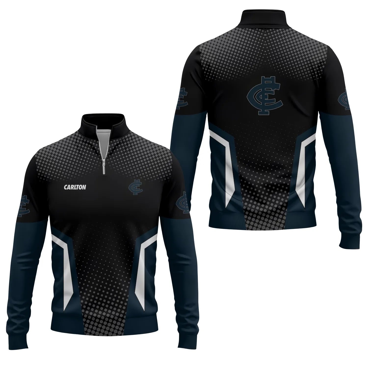 Carlton Blues Quarter-zip Pullover SC032