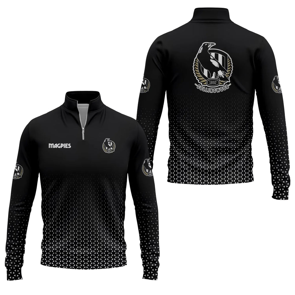 Collingwood Magpies Quarter-zip Pullover SC003