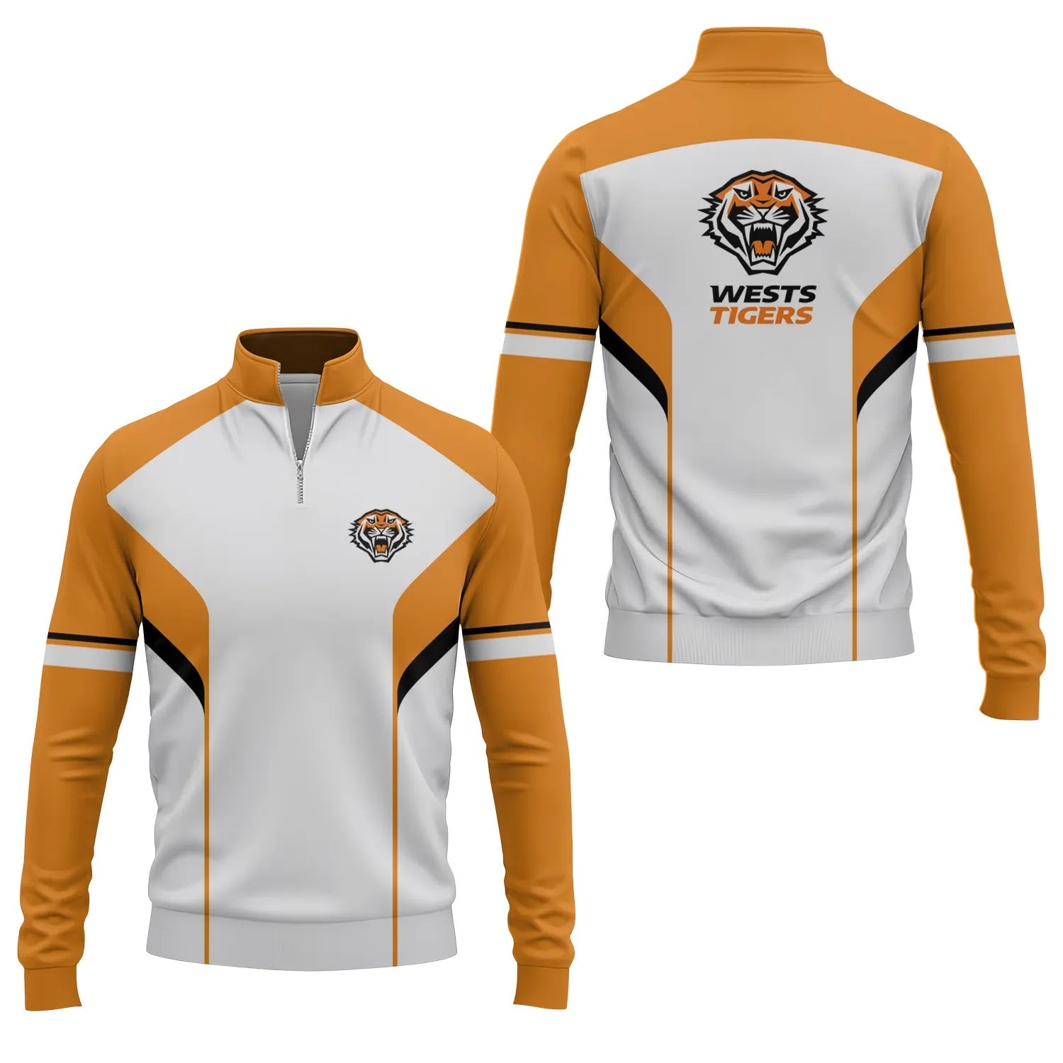 Wests Tigers Quarter-zip Pullover SC113