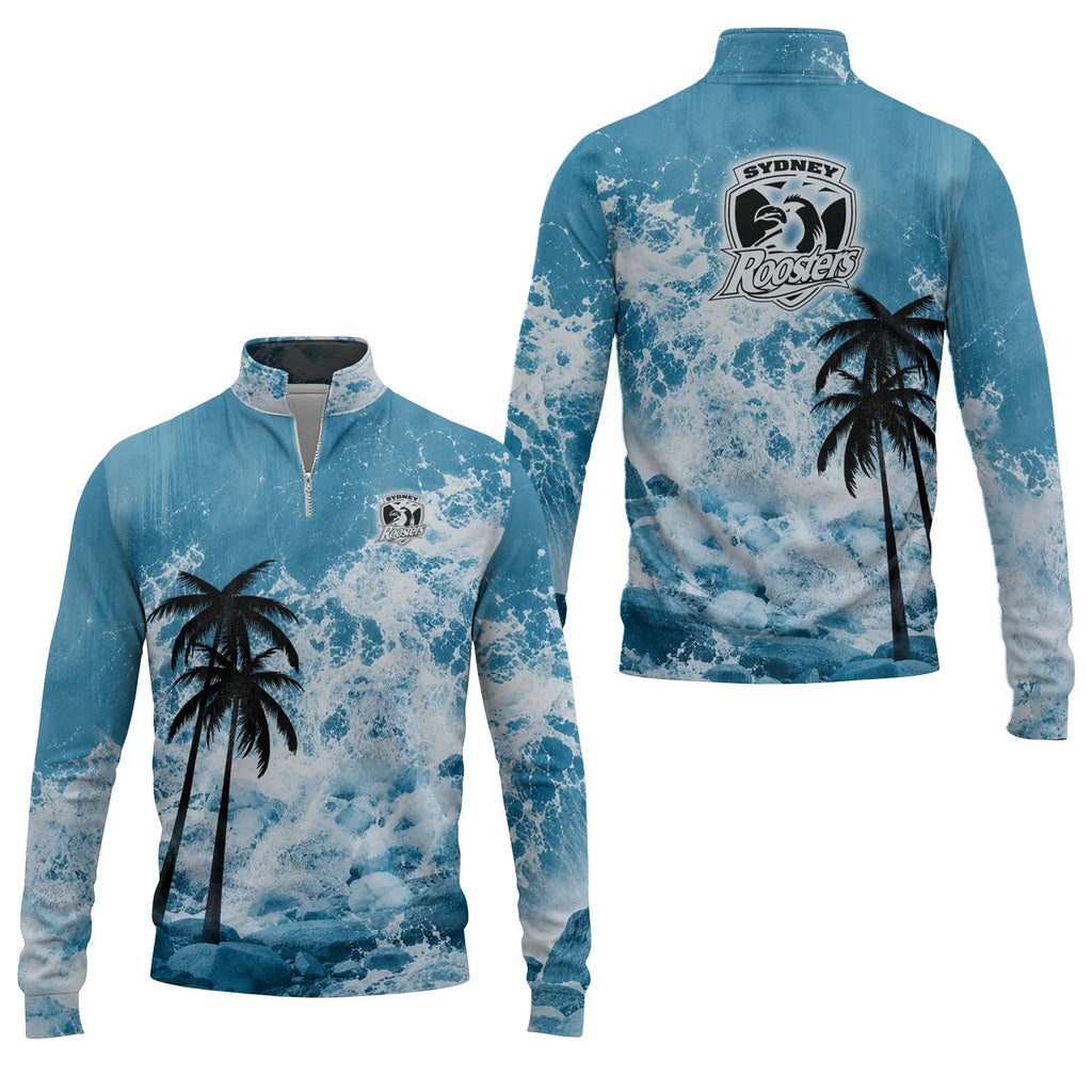 Sydney Roosters Quarter-zip Pullover SHW052