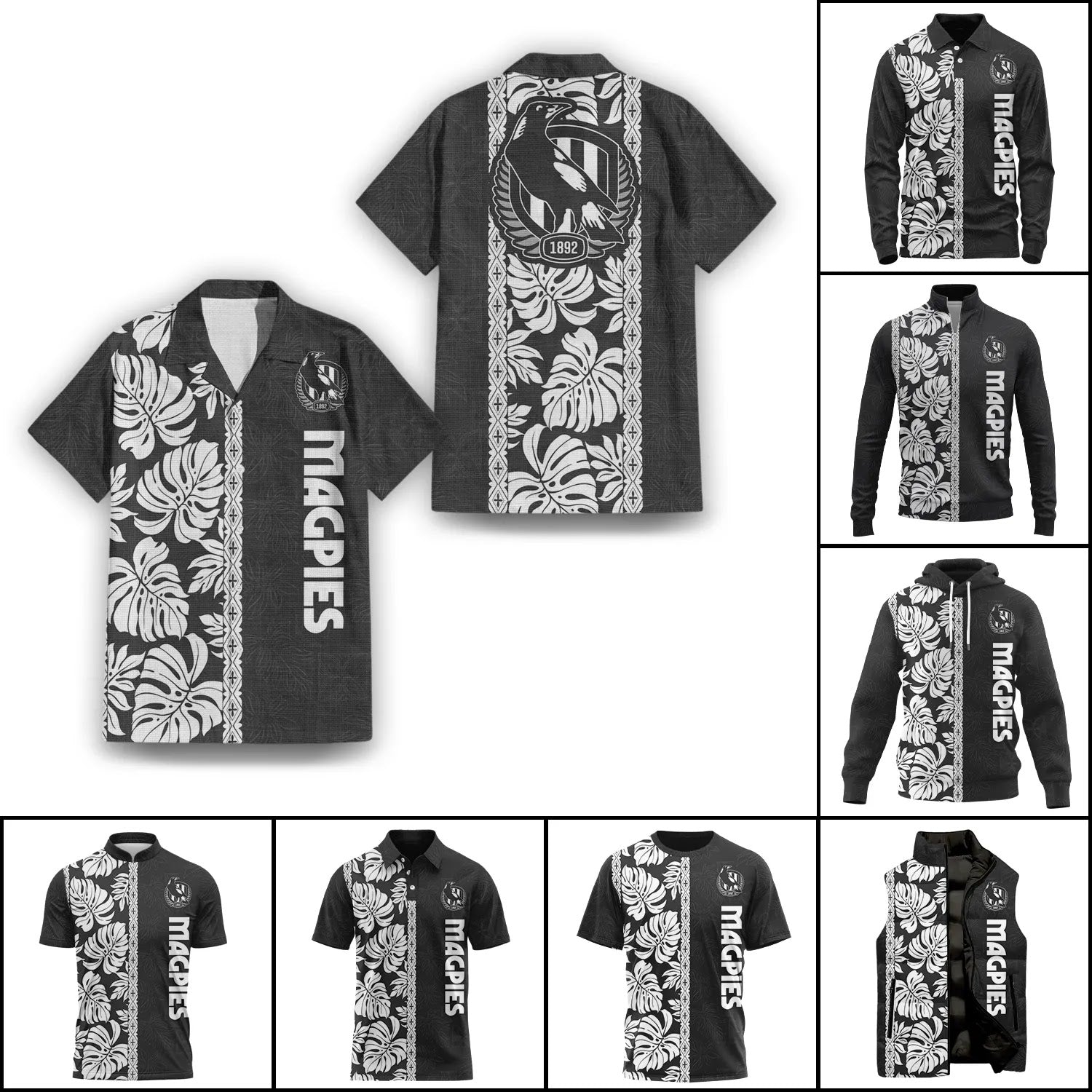 Collingwood Magpies Apparels SHW046