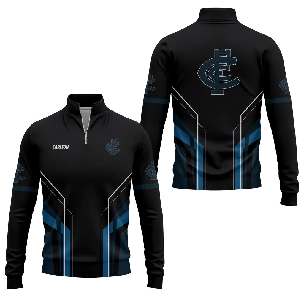 Carlton Blues Quarter-zip Pullover SC023