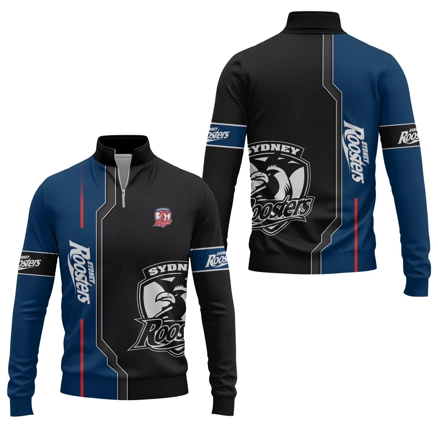 Sydney Roosters Quarter-zip Pullover SC042