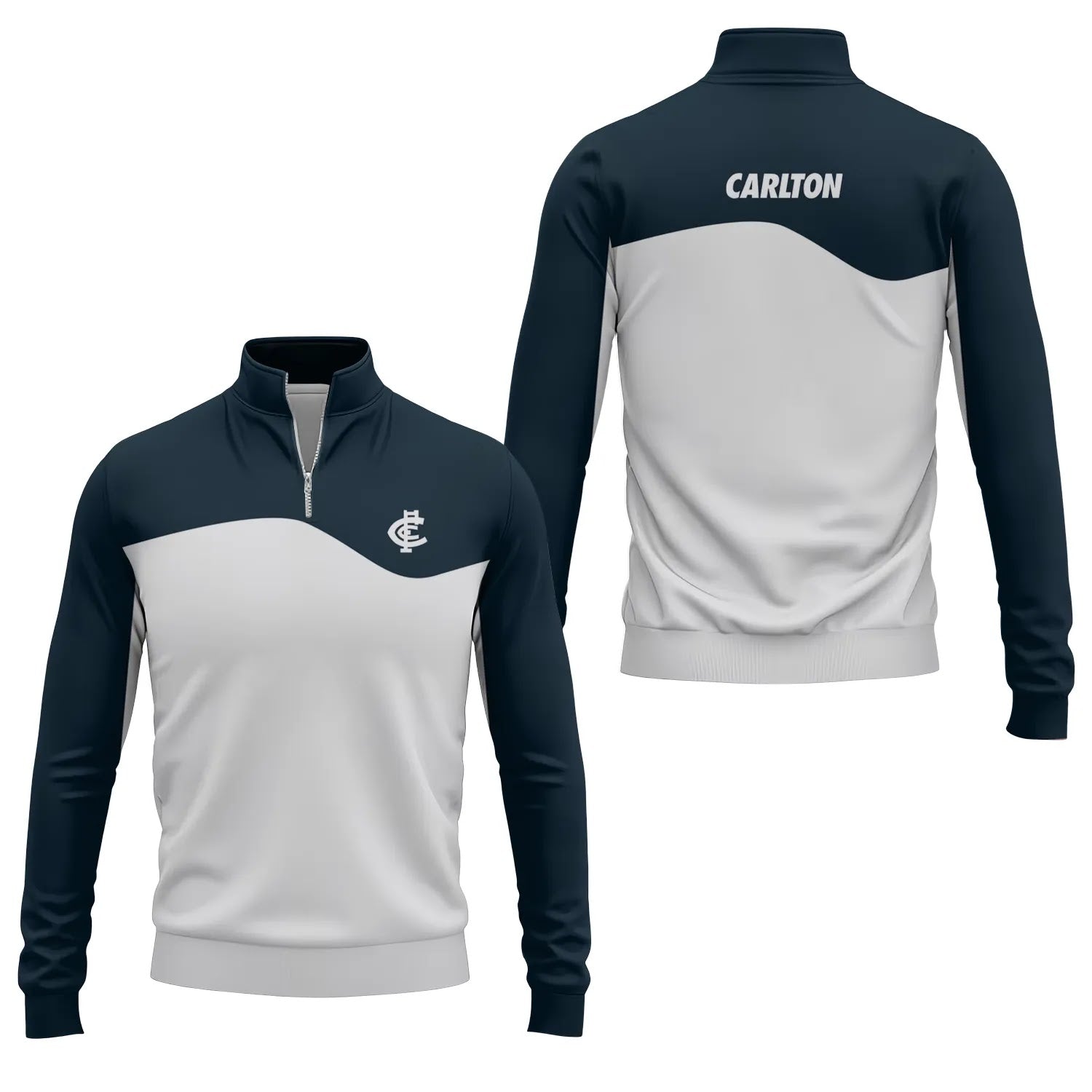 Carlton Blues Quarter-zip Pullover SC110