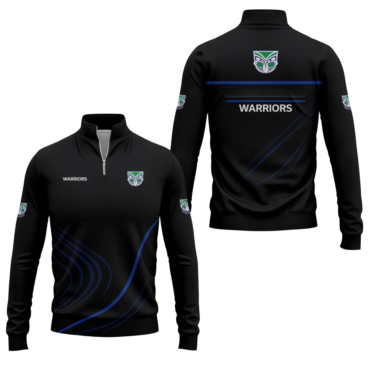 New Zealand Warriors Quarter-zip Pullover SC024