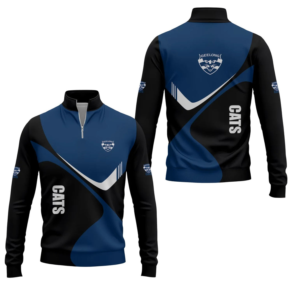 Geelong Cats Quarter-zip Pullover SC058